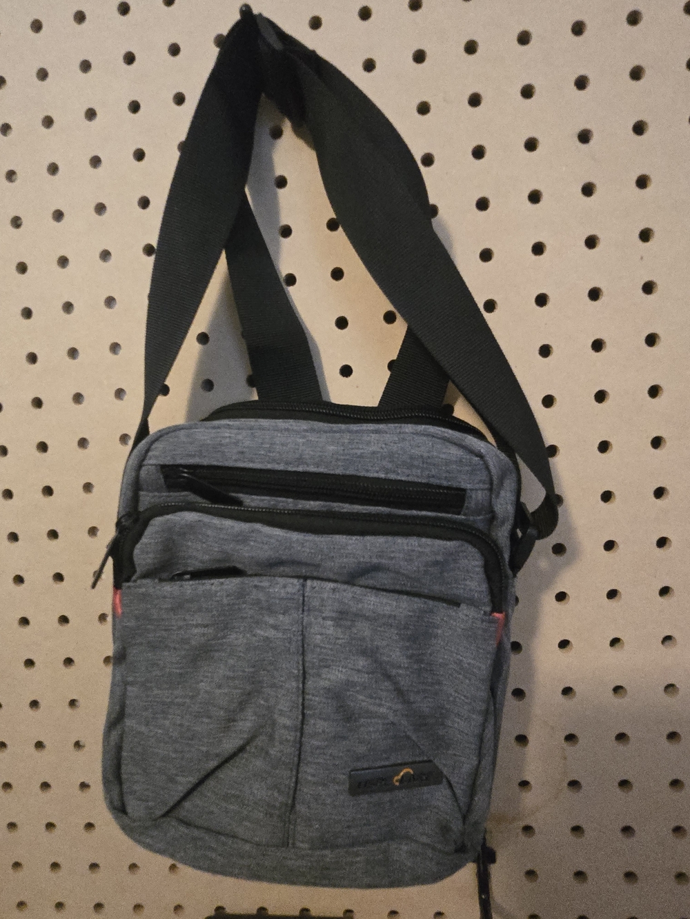 Gray Crossbody Shoulder Bag for Women - Compact Everyday Carry